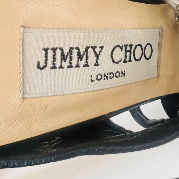 Jimmy Choo Strass High Heels Sandals - Picture 3 of 4